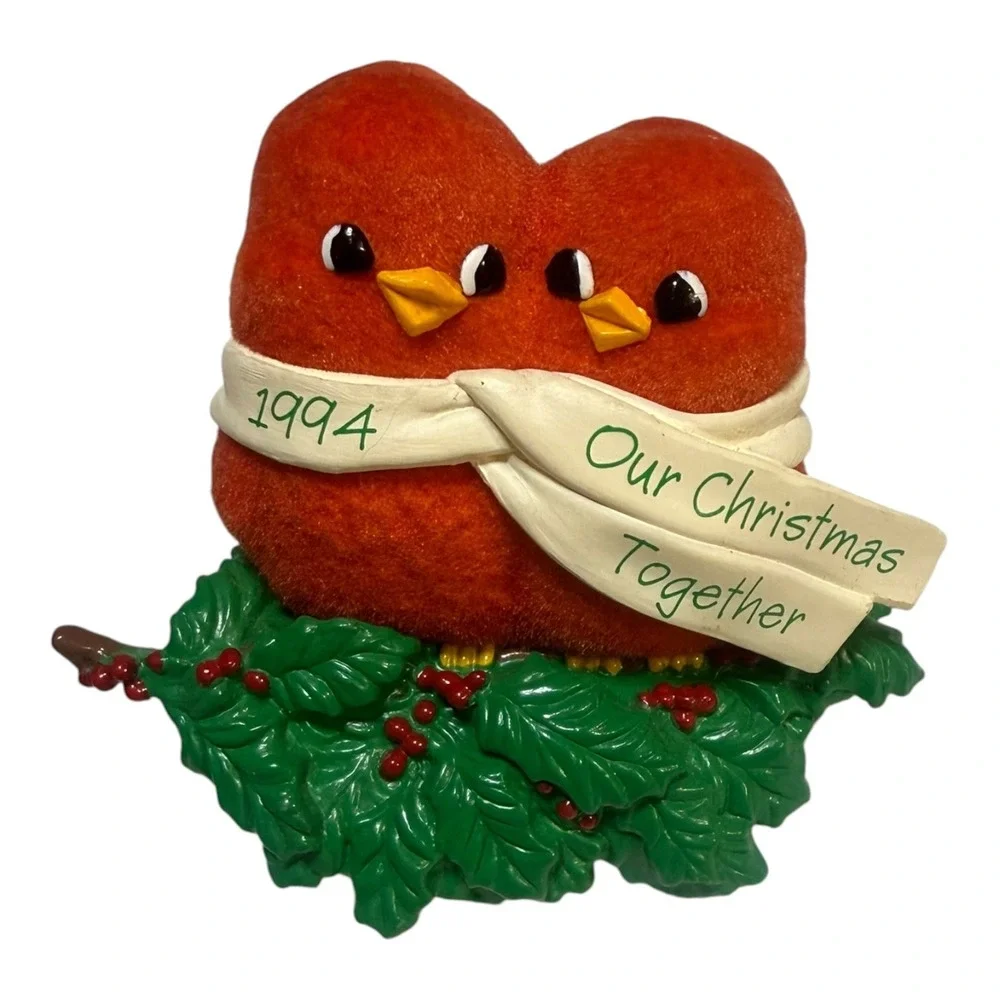 Vintage 1994 Hallmark Keepsake Ornament Our Christmas Together Birds QX4816